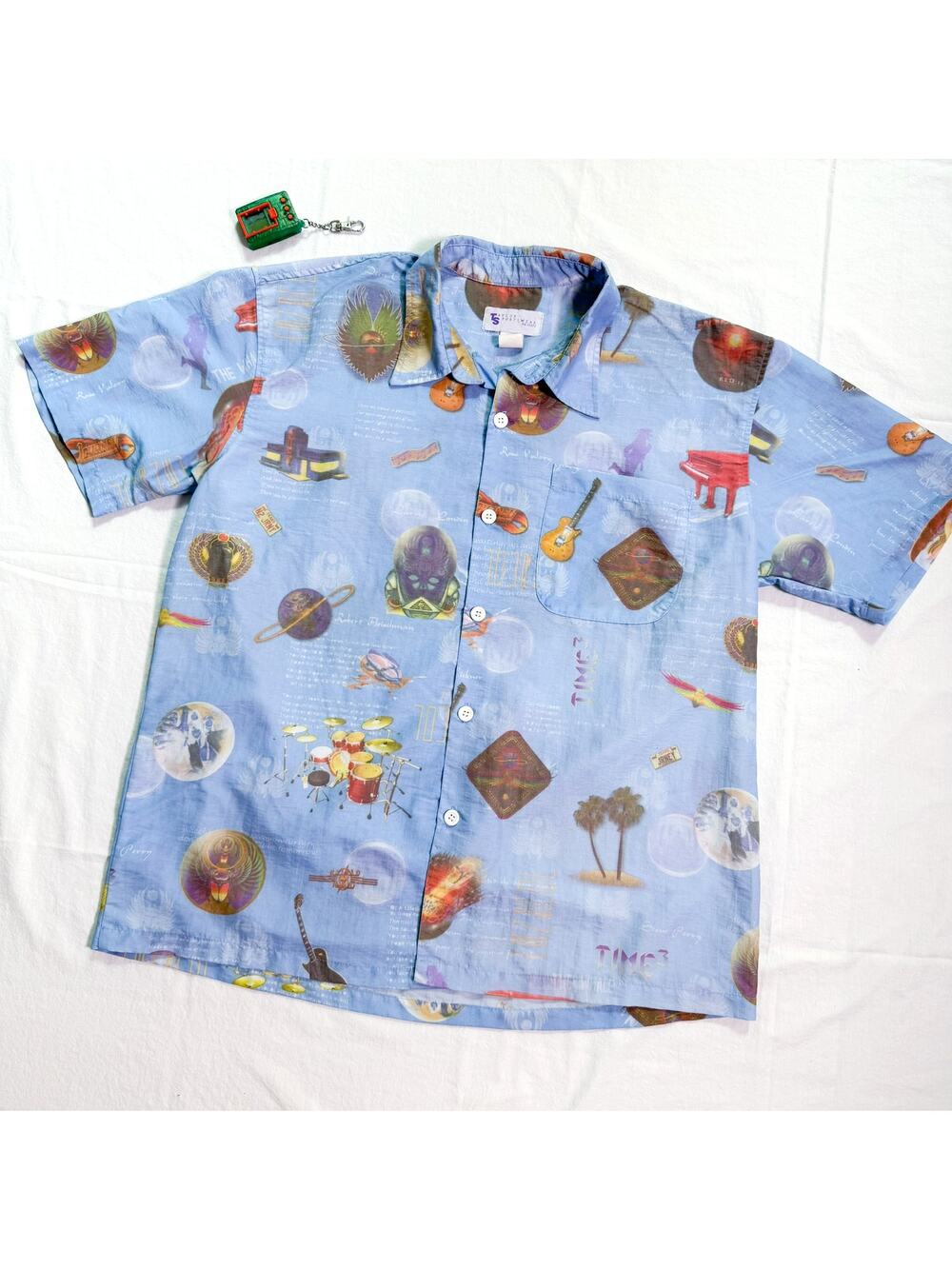 Vintage Journey Band Icons Taylor Sportswear Button Up Shirt - XL